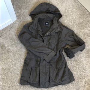 Army green Gap Jacket- up-cycling!